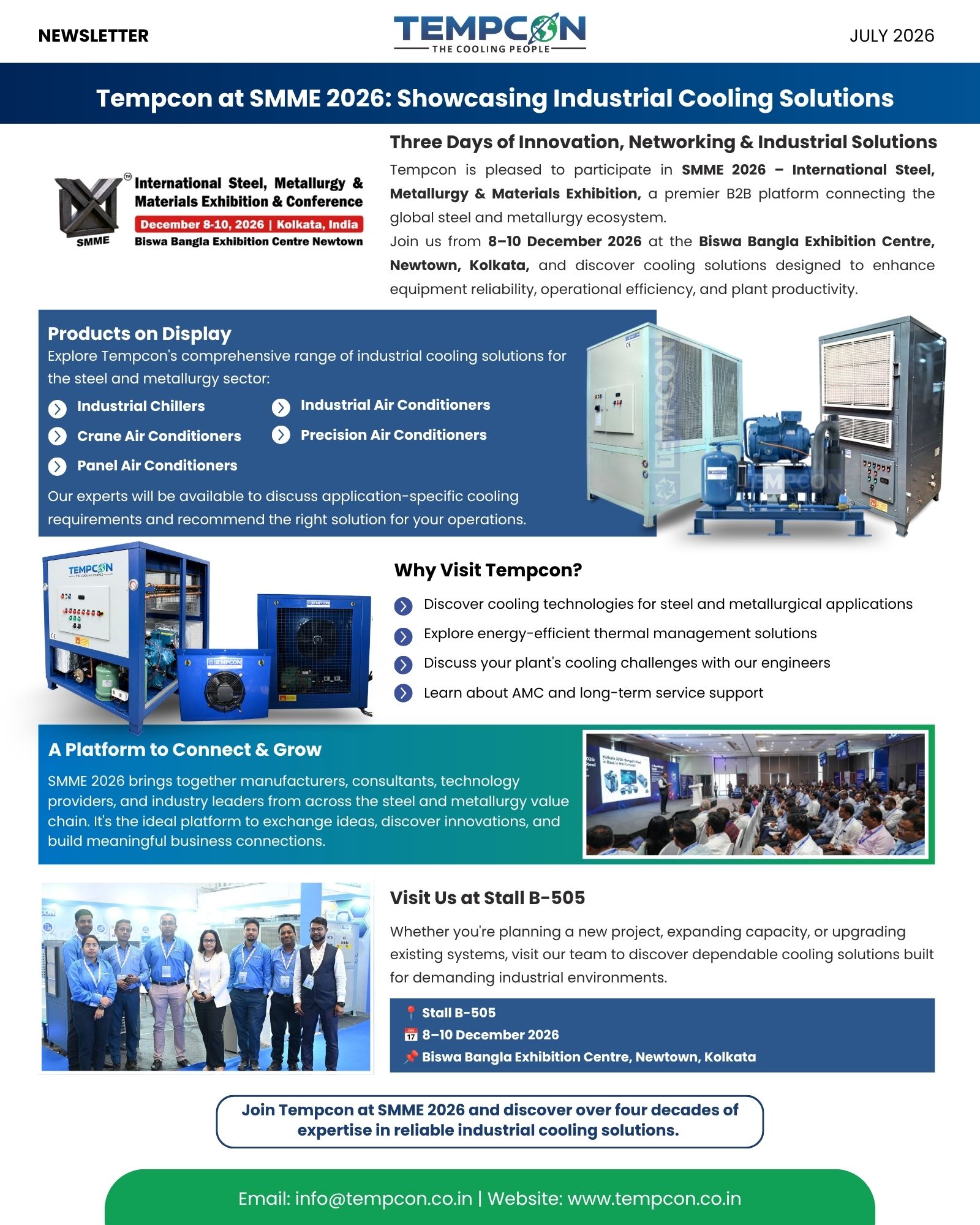 July 2026.jpg chiller manufacturer in India Tempcon